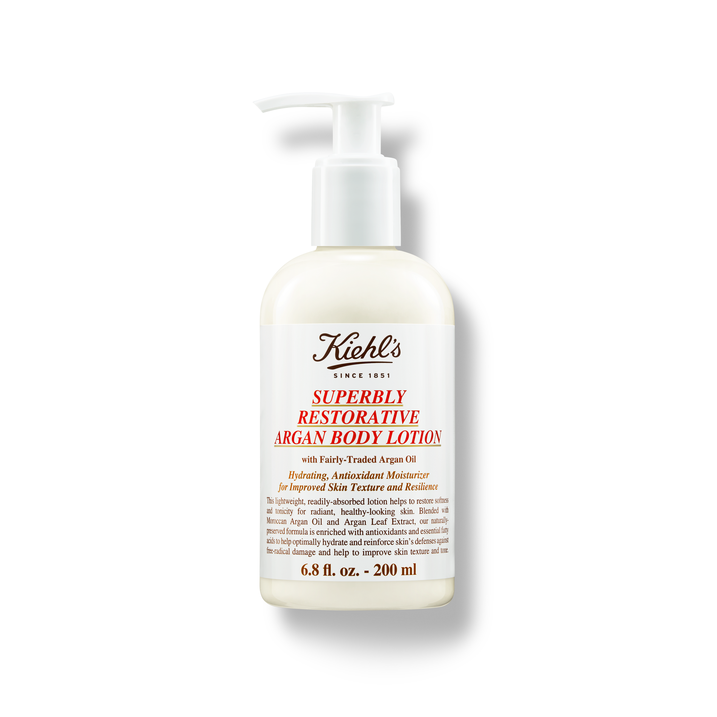 Argan Oil Body Lotion Superbly Restorative Kiehl’s New Zealand