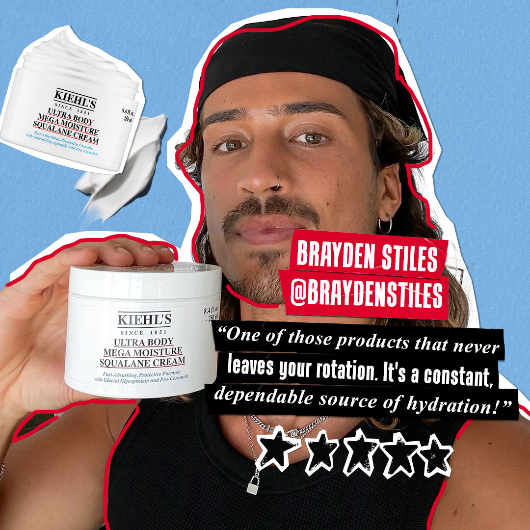  3 Sec Absorption, 3 Days Hydration - Ultra Body Mega Moisture Squalane Cream claims