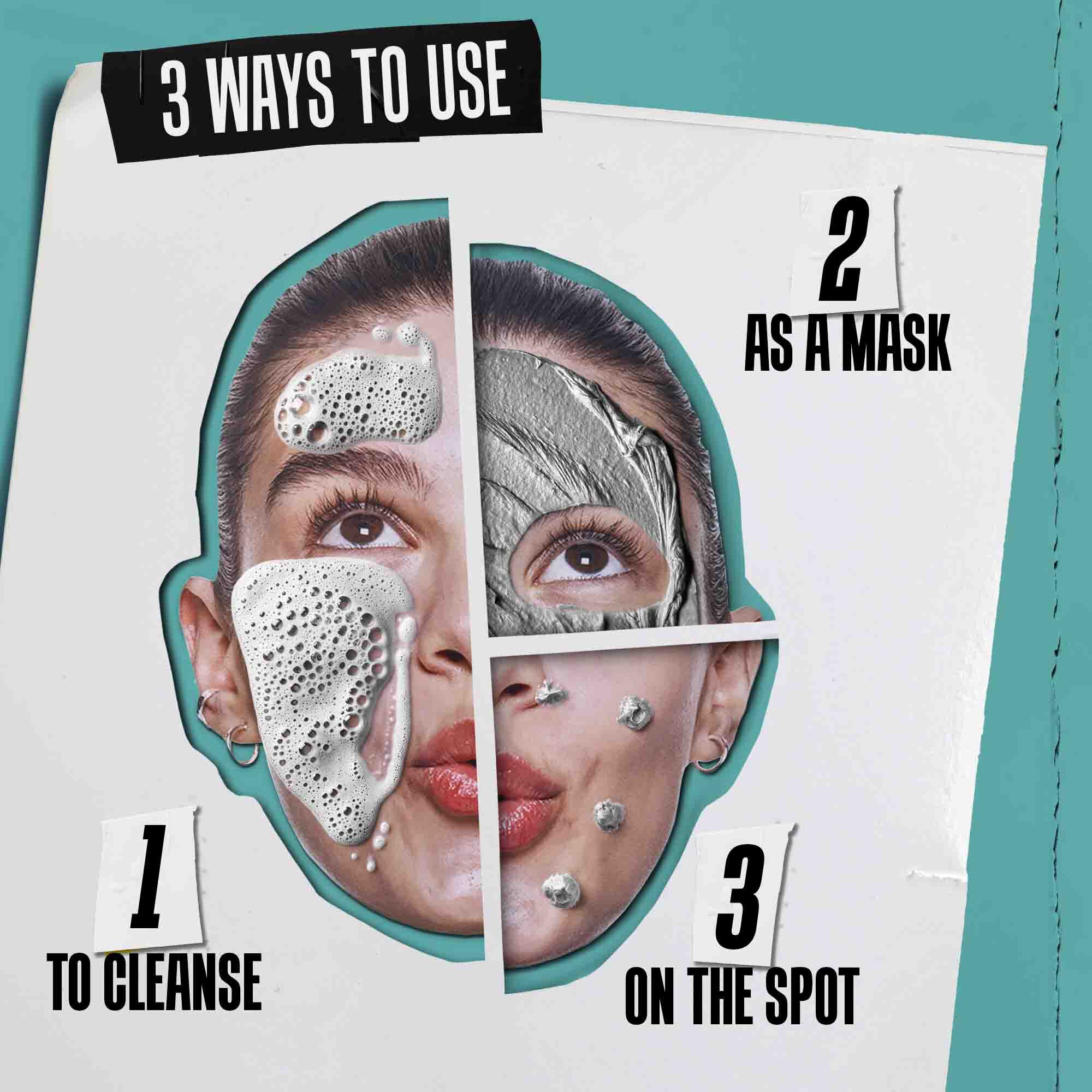  3 ways to use Gently Effective Blemish-Treating Cleansing Paste​