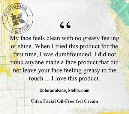 My face feels clean with no greasy feeling or shine. When I tried this product for the first time, I was dumbfounded. I did not think anyone made a face product that did not leave your face feeling greasy to the touch ... I love this product. —ColoradoFace, kiehls.com