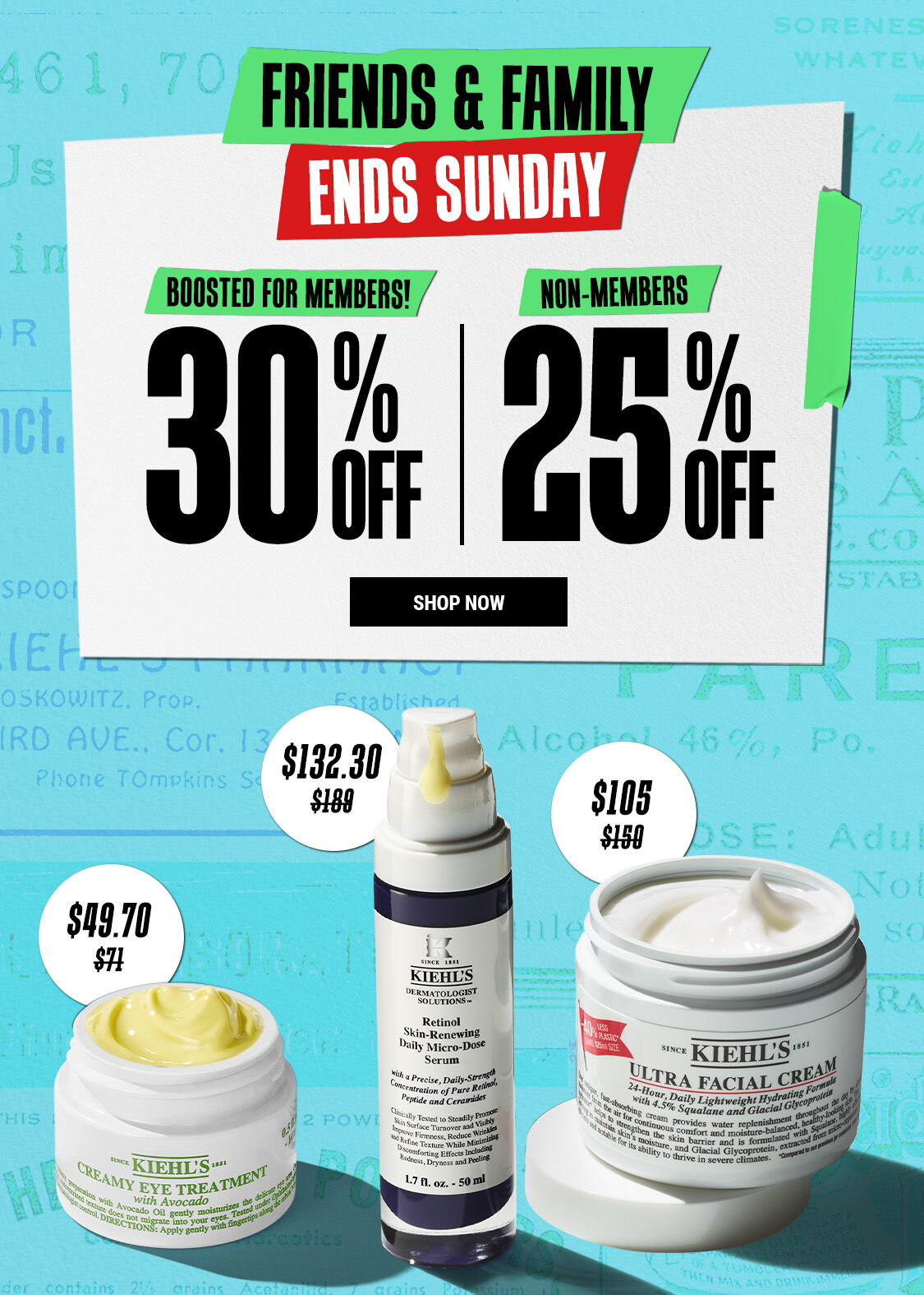 Friends & Family Sale