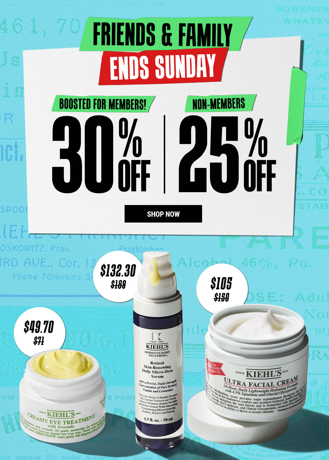Friends & Family Sale